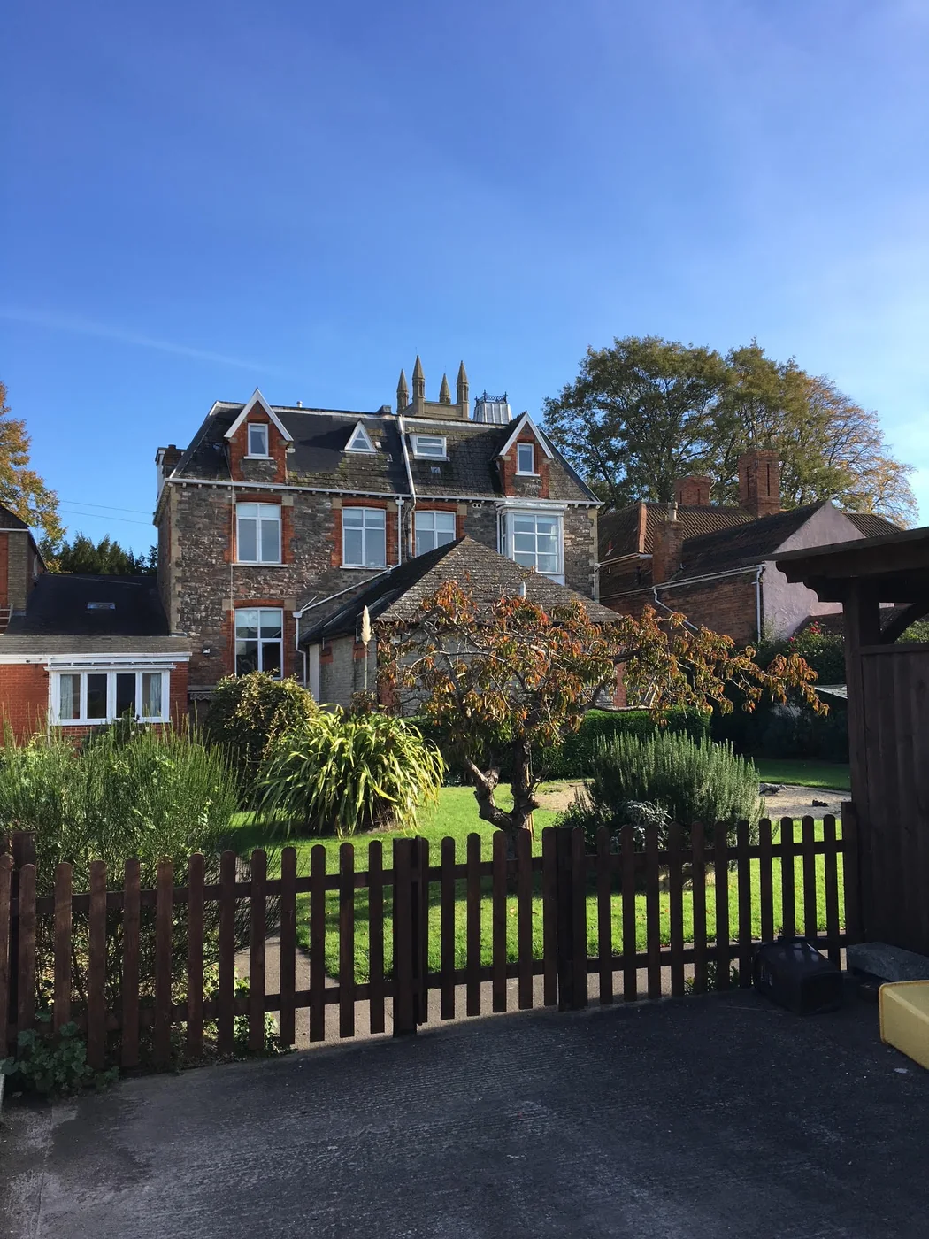 Garden and rear of the Bridgwater property