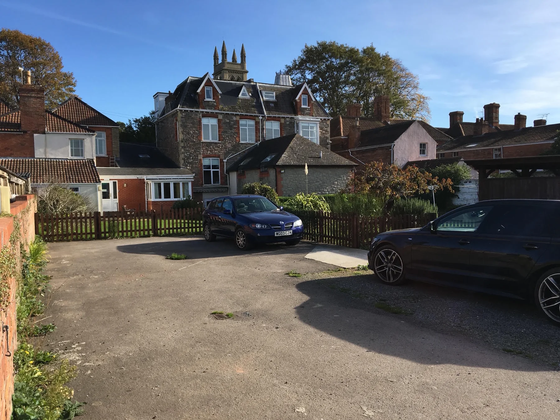 On-site parking at B&H Lettings, Bridgwater